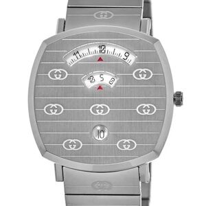 Gucci Grip Unisex 38mm Stainless Steel Swiss Quartz Watch YA157401